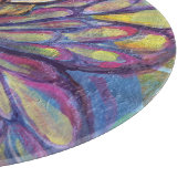 Paarse Iris Pixie Girl Snijplank (Hoek)