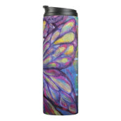 Paarse Iris Pixie Girl Thermosbeker (Geroteerd rechts)