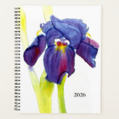 Paarse Iris Planner (Voorkant)