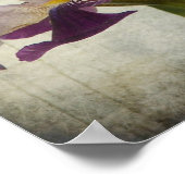 Paarse Iris Poster (Hoek)