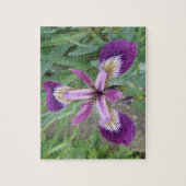 Paarse Iris Puzzle Legpuzzel (Verticaal)