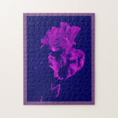 Paarse Iris Puzzle Legpuzzel (Verticaal)