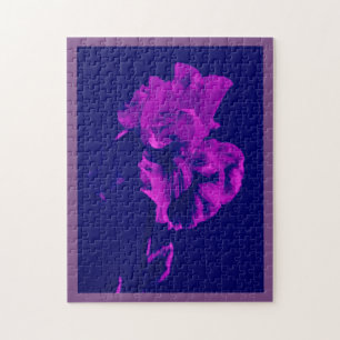 Paarse Iris Puzzle Legpuzzel