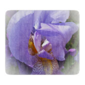 paarse iris snijplank (Voorkant)
