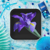 Paarse Iris Square Bord (Feest)