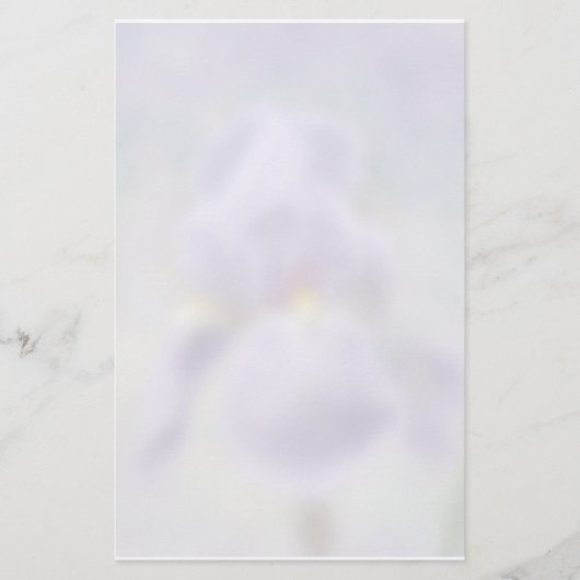 Paarse iris Stationery Briefpapier (Voorkant)
