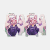 Paarse Iris Trouwtaart Favorietendoos Bedankdoosjes (Uitgevouwen)