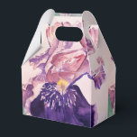 Paarse Iris Trouwtaart Favorietendoos Bedankdoosjes<br><div class="desc">Iris Trouwtaart Favorietendozen,  Volledig Aanpasbaar. Ontworpen vanuit een van mijn aquarelschilderijen.</div>