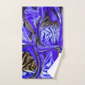 Paarse Iris-ventilator Bad Handdoek (Handdoek)