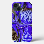 Paarse Iris-ventilator Case-Mate iPhone Case (Achterkant)