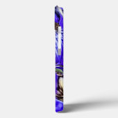 Paarse Iris-ventilator Case-Mate iPhone Case (Achterkant / Links)