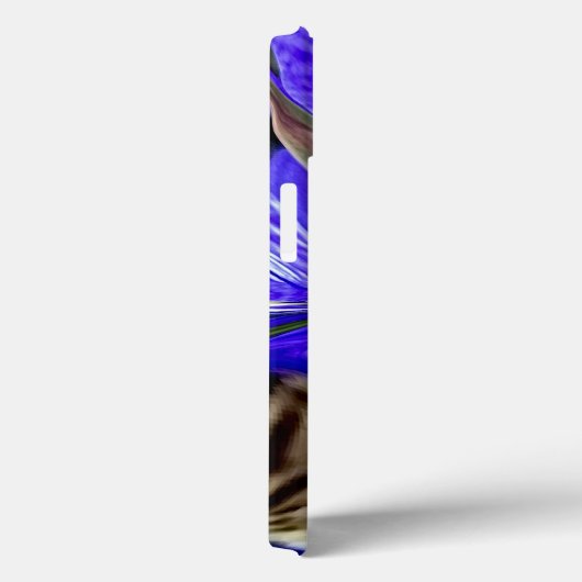 Paarse Iris-ventilator Case-Mate iPhone Case (Achterkant / Rechts)