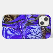 Paarse Iris-ventilator iPhone Hoesje (Achterkant horizontaal)