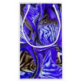 Paarse Iris-ventilator Klein Cadeauzakje (Achterkant)