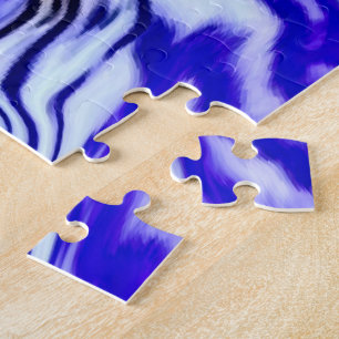 Paarse Iris-ventilator Legpuzzel