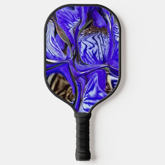 Paarse Iris-ventilator Pickleball Paddle (Voorkant)