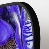 Paarse Iris-ventilator Pickleball Paddle (Links Detail)