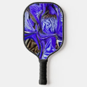 Paarse Iris-ventilator Pickleball Paddle (Achterkant)