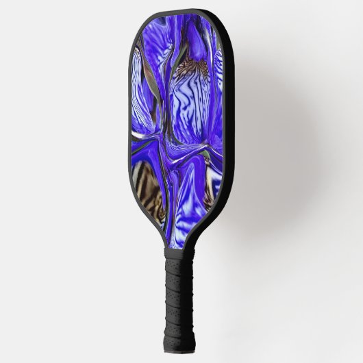 Paarse Iris-ventilator Pickleball Paddle (Links)