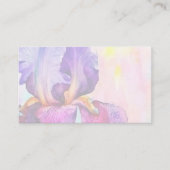 Paarse Iris Visitekaartje (Voorkant)
