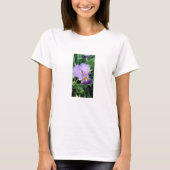 Paarse Iris Vrouwen T-shirt (Voorkant)