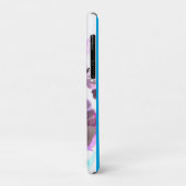 Paarse Iris Waterverf Bloem Bloemisterij Verjaarda Case-Mate iPhone Case (Achterkant/links)