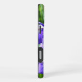 Paarse Irisa Floral iPhone Hoesje (Rechterkant)