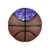 Paarse irisbloem / schuin / betegeld / basketbal (Rechts)