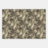 Paarse irisbloem / schuin / betegeld / filters / inpakpapier vel (Voorkant 3)