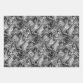 Paarse irisbloem / schuin / betegeld / filters / inpakpapier vel (Voorkant 2)