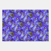 Paarse irisbloem / schuin / betegeld / filters / inpakpapier vel (Voorkant)