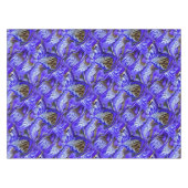 Paarse irisbloem / schuin / betegeld / tafelkleed (Voorkant (Horizontaal))