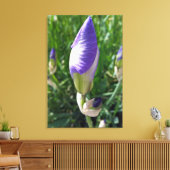 paarse irisbuis canvas afdruk (Insitu (Woonkamer))