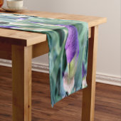 paarse irisbuis korte tafelloper (Voorbeeld)