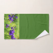 Paarse Irises botanische doekset Bad Handdoek (Handdoek)