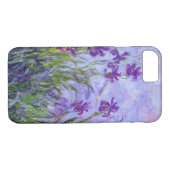 Paarse Irises Floral Claude Monet Case-Mate iPhone Case (Achterkant (Horizontaal))