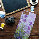 Paarse Irises Floral Claude Monet iPhone 8/7 Hoesje<br><div class="desc">Een iPhone 8/7 hoesje met het kunstschilderij Irises (c. 1917) van Claude Monet (1840-1926). Een tuin van bloembollen.</div>
