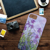 Paarse Irises Floral Claude Monet Case-Mate iPhone Case