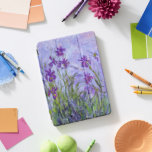 Paarse Irises Floral Claude Monet iPad Pro Cover<br><div class="desc">Een iPad-zaak met het schilderij van Claude Monet (1840-1926),  een Franse impressionist Artist,  Paarse Irises (1914-1917).</div>