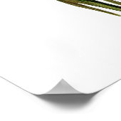 Paarse Irises Gepersonaliseerd Poster (Hoek)