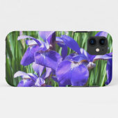 Paarse Irises iPhone 5 hoesje (Achterkant (horizontaal))