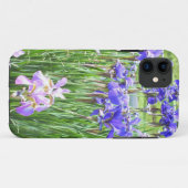 Paarse Irises iPhone 5 hoesje (Achterkant (horizontaal))