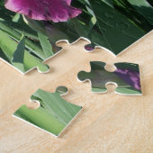 Paarse Irises Spring Floral Legpuzzel (Zijkant)