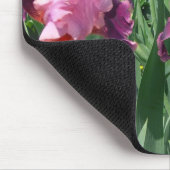 Paarse Irises Spring Floral Muismat (Hoek)