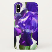 Paarse Irises Vloer Case-Mate iPhone Case (Achterkant)