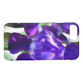 Paarse Irises Vloer Case-Mate iPhone Case (Achterkant (Horizontaal))