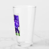 Paarse Irises Vloer Glas (Links)
