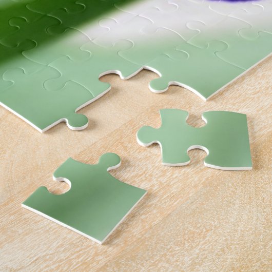 Paarse Irises Vloer Legpuzzel (Zijkant)