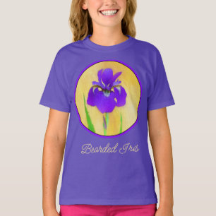 Paarse irisschildering - Oorspronkelijke aanjager  T-shirt