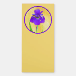 Paarse irisschildering - Oorspronkelijke blowerend Magnetisch Notitieblok